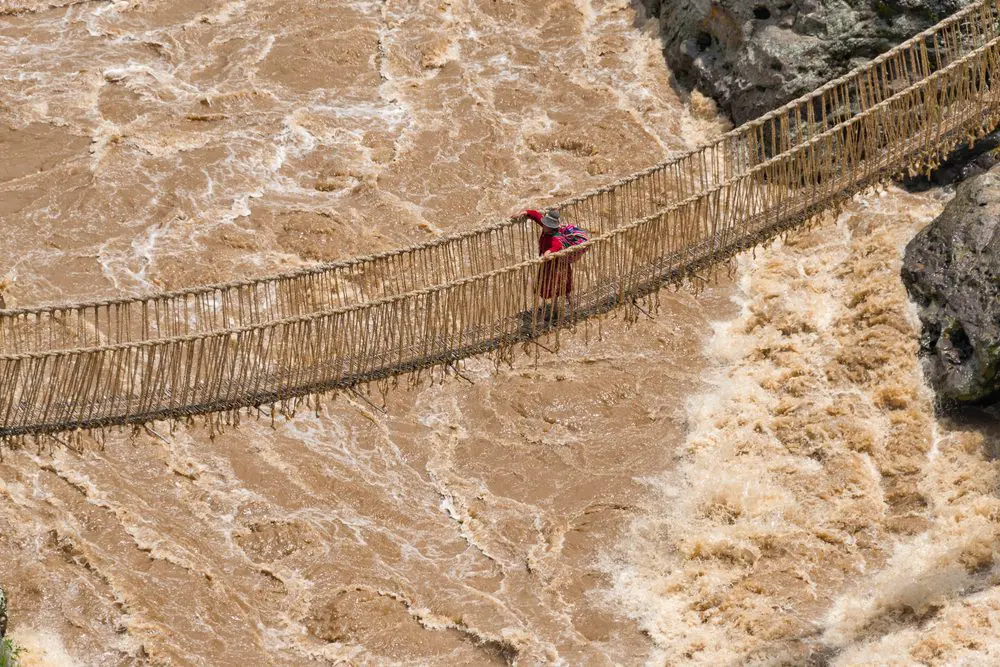 Ponte di corda Q'eswachaka, Perù