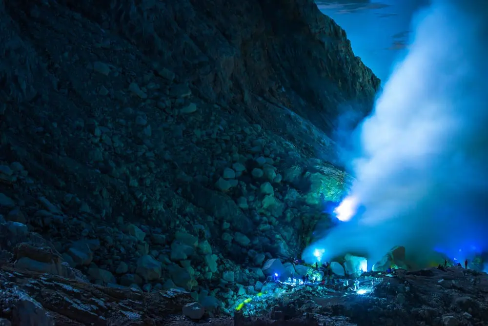 Vulcano Kawah Ijen, Giava, Indonesia