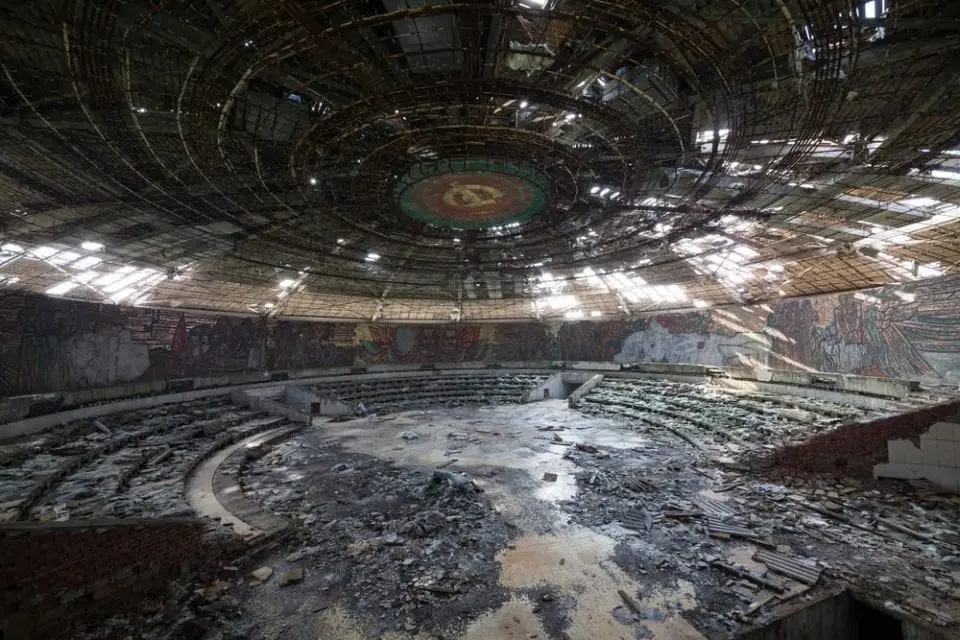 The Dark Buzludzha Monument, Bulgaria