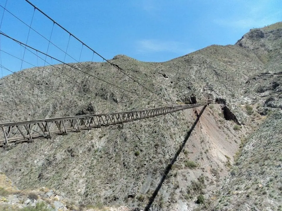 Puente de Ojuela, México - 15 pontes mais perigosas do mundo