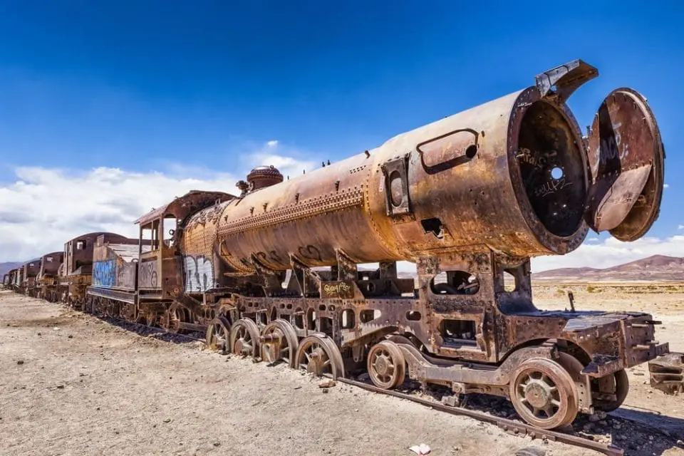 Uyuni Train Cemetery, Bolivia