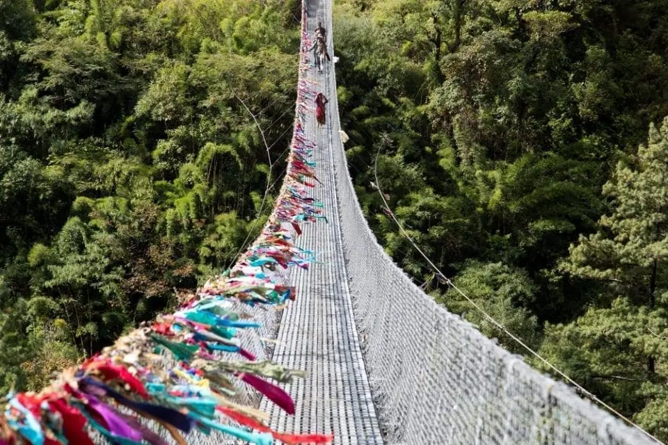 Hängebrücke von Ghasa