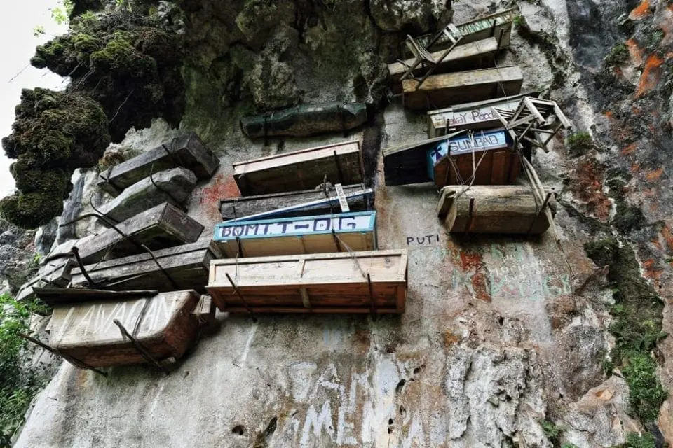 Bare sospese di Sagada, Filippine