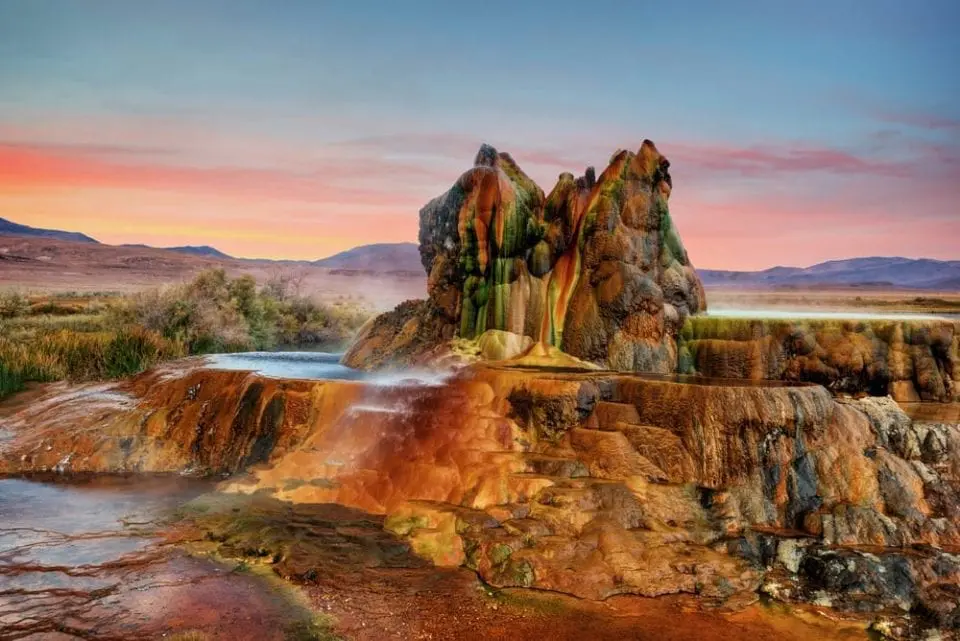 Fly Geyser, Black Rock Desert, Nevada