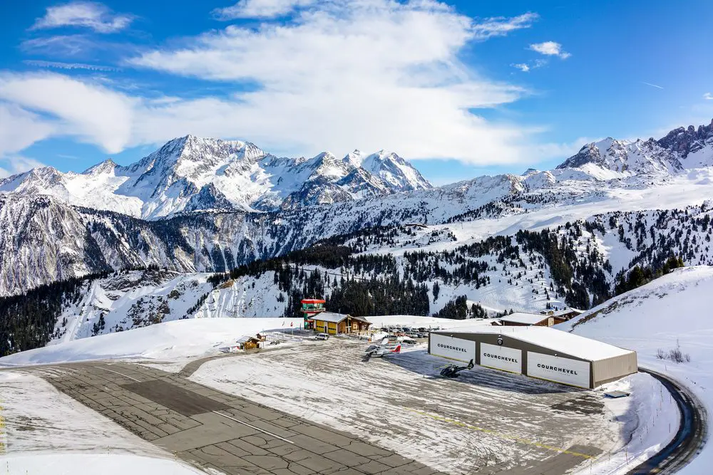 Courchevel Airport, France