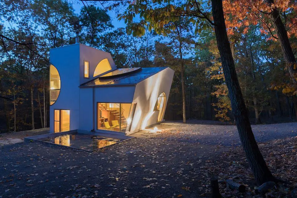 Architectural Wonder in the Woods Airbnb, New York, USA
