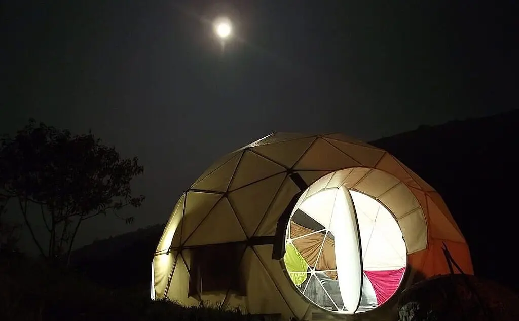 9. Geodetisk kupol nära Airbnb World Biosphere Reserve, Chile
