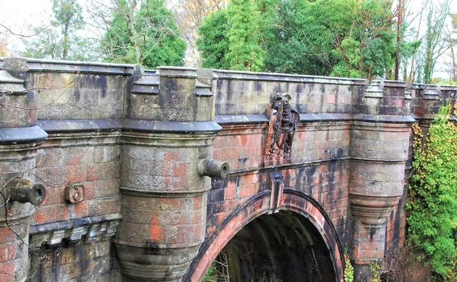 Overtoun Bridge in Dumbarton